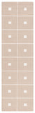 Safavieh Msr3361 Micro Loop Geometric Hand Tufted Rug Beige / Ivory MSR3361A-8