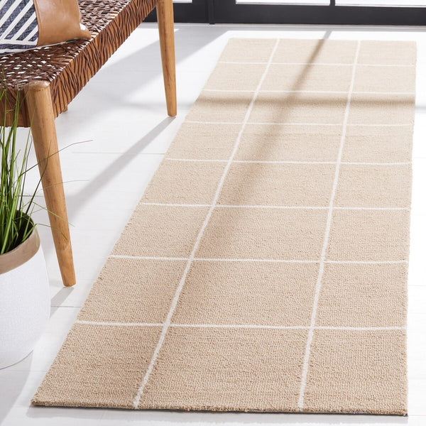 Safavieh Msr3363 Micro Loop Geometric Hand Tufted Rug Beige / Ivory MSR3363A-8