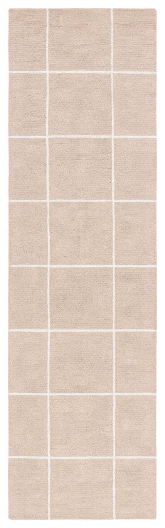Safavieh Msr3363 Micro Loop Geometric Hand Tufted Rug Beige / Ivory MSR3363A-8