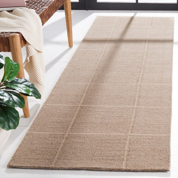 Safavieh Msr3363 Micro Loop Geometric Hand Tufted Rug Natural / Beige MSR3363B-8