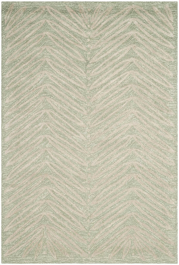 Safavieh Chevron Leaves Hand Tufted 70% Wool and 30% Viscose Rug MSR3612D-3
