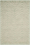 Chevron Leaves Hand Tufted 70% Wool and 30% Viscose Rug