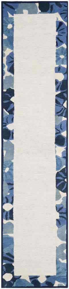 Safavieh Poppy Border Hand Tufted 70% Wool and 30% Viscose Rug MSR3629A-3