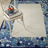 Safavieh Poppy Border Hand Tufted 70% Wool and 30% Viscose Rug MSR3629A-3