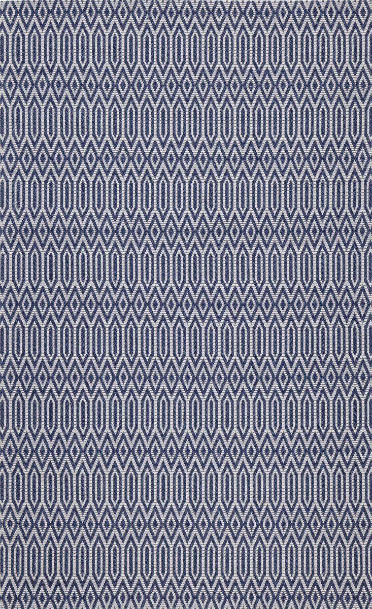 Martha Stewart Cotton 405  Not Available 100% Cotton Rug Blue / Grey