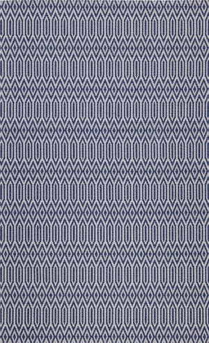 Martha Stewart Cotton 405  Not Available 100% Cotton Rug Blue / Grey