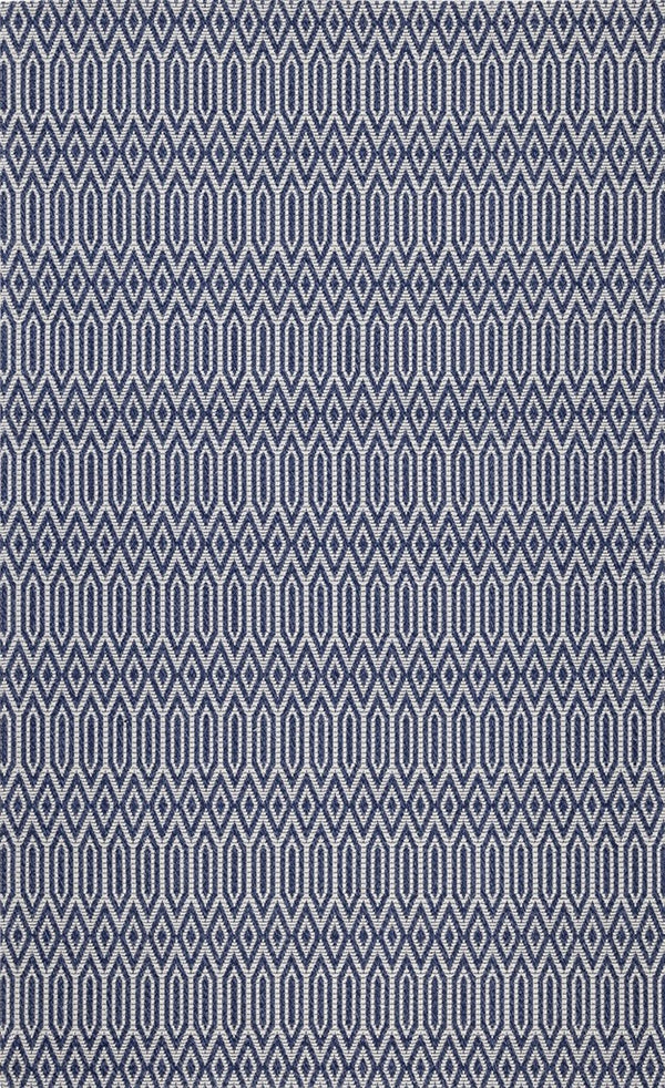 Martha Stewart Cotton 405  Not Available 100% Cotton Rug Blue / Grey