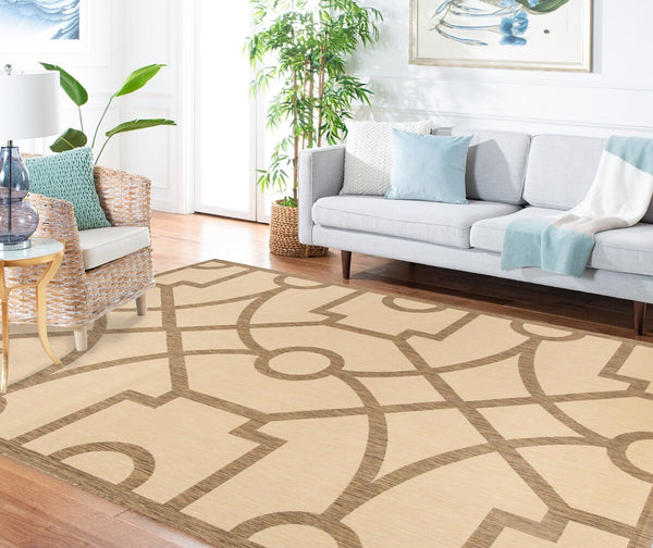 Safavieh Fretwork Power Loomed 100%Polypropylene Rug MSR4121K-4