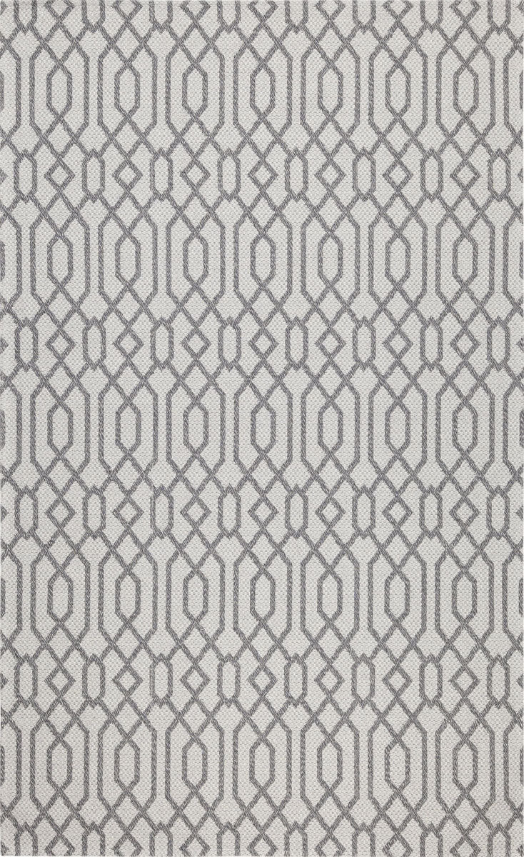 Martha Stewart Cotton 421  Not Available 100% Cotton Rug Silver / Grey