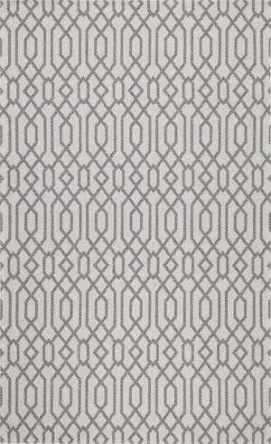 Martha Stewart Cotton 421  Not Available 100% Cotton Rug Silver / Grey