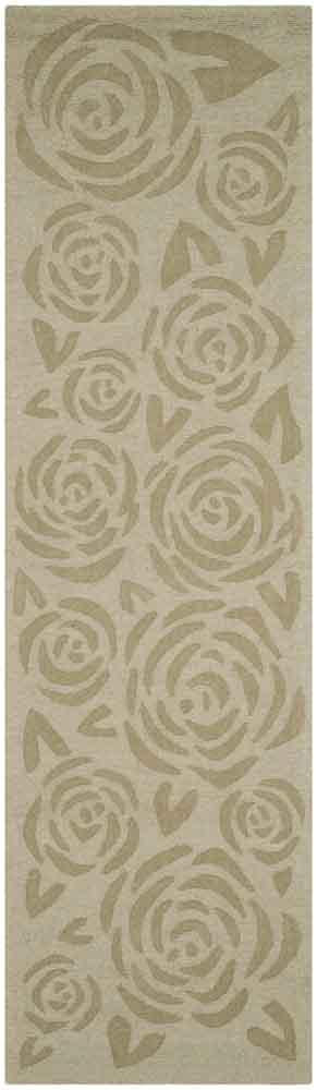 Safavieh Block Print Rose Tufted/Hand Loomed Wool Pile Rug MSR4618D-24