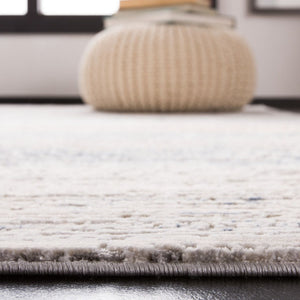 Martha Stewart 682 Contemporary Powerloomed 50% Polyester, 50% Polypropylene Rug Cream / Light Grey