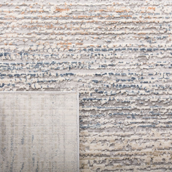 Martha Stewart 682 Contemporary Powerloomed 50% Polyester, 50% Polypropylene Rug Cream / Light Grey