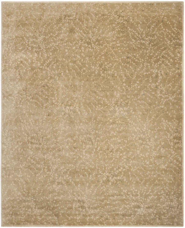 Martha Exquisite Silk & Wool Pile Rectangle Rug from Nepal - Elevate Your Space with Luxury Style