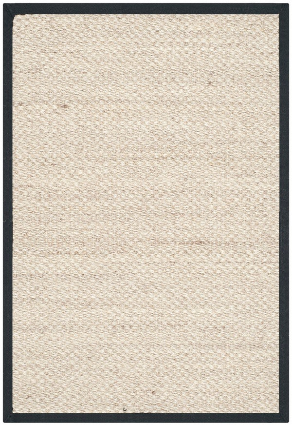 Martha Stewart Msr9443  Power Loomed Sisal Rug Marble / Black