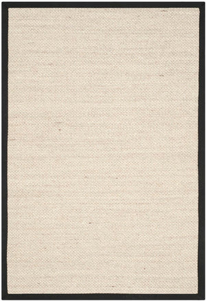 Martha Stewart Msr9443  Power Loomed Sisal Rug Marble / Black