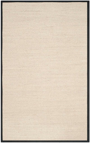 Martha Stewart Msr9443  Power Loomed Sisal Rug Marble / Black
