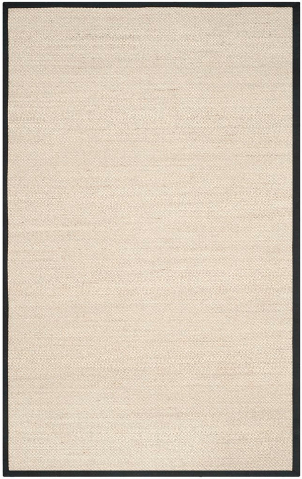 Martha Stewart Msr9443  Power Loomed Sisal Rug Marble / Black
