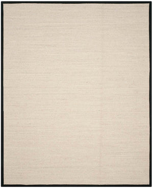 Martha Stewart Msr9443  Power Loomed Sisal Rug Marble / Black