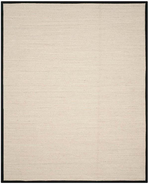 Martha Stewart Msr9443  Power Loomed Sisal Rug Marble / Black