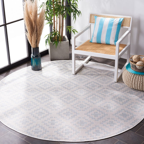 Safavieh Msr Cy Indoor/Outdoor Flat Weave Polypropylene Indoor/Outdoor-Geometric Rug MSRO307F-9