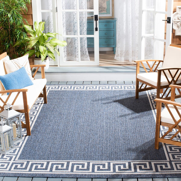 Safavieh Msr Cy Indoor/Outdoor Flat Weave Polypropylene Indoor/Outdoor-Geometric Rug MSRO331F-9