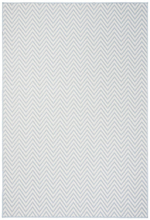 Martha Stewart Indoor Outdoor Martha Stewart Outdoor 334 Indoor - Outdoor Power Loomed Polypropylene Frize Rug Grey / Cream