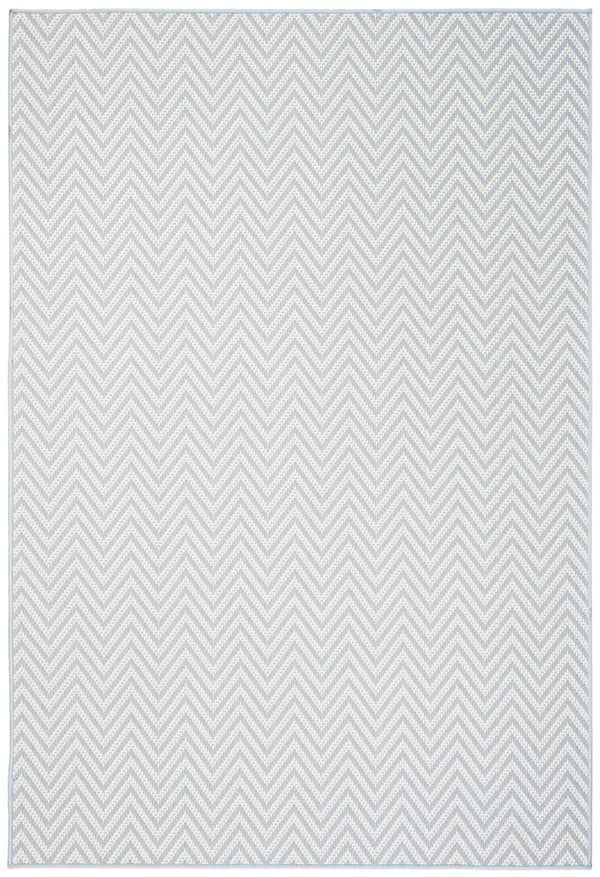 Martha Stewart Indoor Outdoor Martha Stewart Outdoor 334 Indoor - Outdoor Power Loomed Polypropylene Frize Rug Grey / Cream