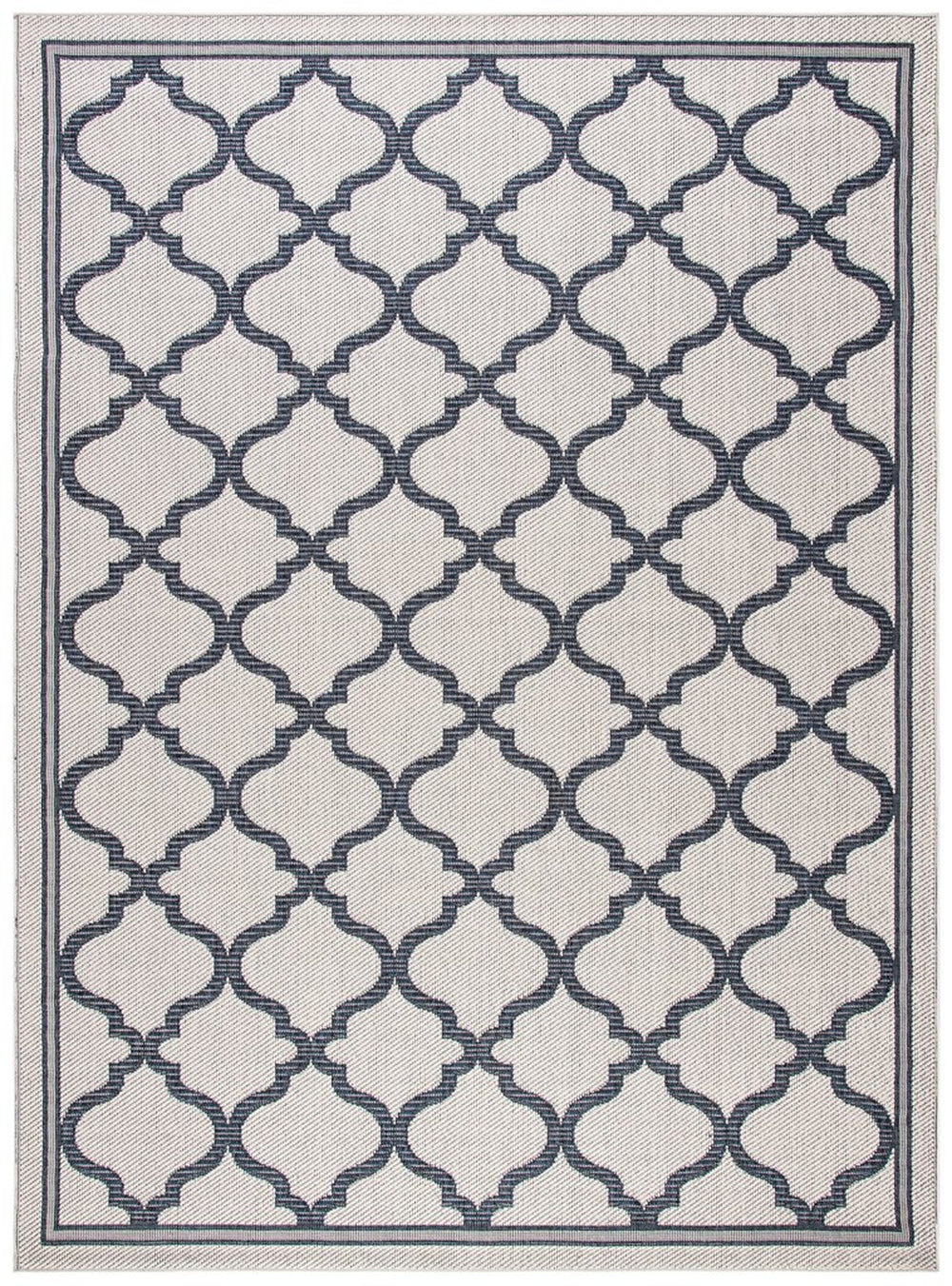 Martha Stewart Indoor Outdoor Martha Stewart Outdoor 336 Indoor - Outdoor Power Loomed Polypropylene Frize Rug Silver / Grey