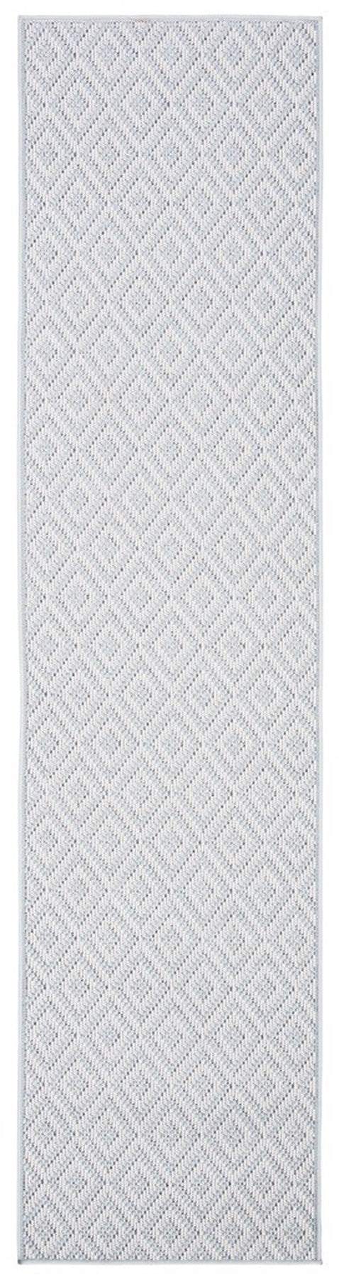 Martha Stewart Indoor Outdoor Martha Stewart Outdoor 337 Indoor - Outdoor Power Loomed Polypropylene Frize Rug Aqua / Cream