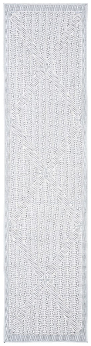 Martha Stewart Indoor Outdoor Martha Stewart Outdoor 339 Indoor - Outdoor Power Loomed Polypropylene Frize Rug Silver / Grey