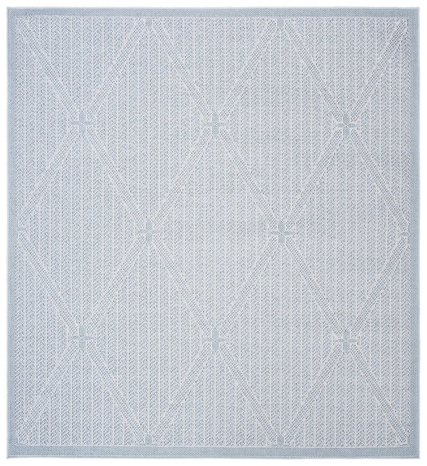 Martha Stewart Indoor Outdoor Martha Stewart Outdoor 339 Indoor - Outdoor Power Loomed Polypropylene Frize Rug Silver / Grey