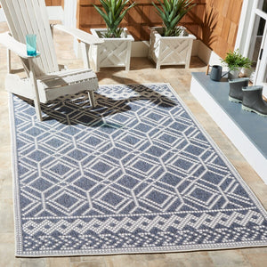 Safavieh Msr Cy Indoor/Outdoor Flat Weave Polypropylene Indoor/Outdoor-Geometric Rug MSRO374F-9