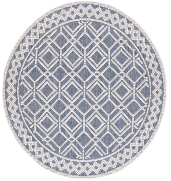 Safavieh Msr Cy Indoor/Outdoor Flat Weave Polypropylene Indoor/Outdoor-Geometric Rug MSRO374F-9