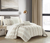 Desiree Beige King 9pc Comforter Set