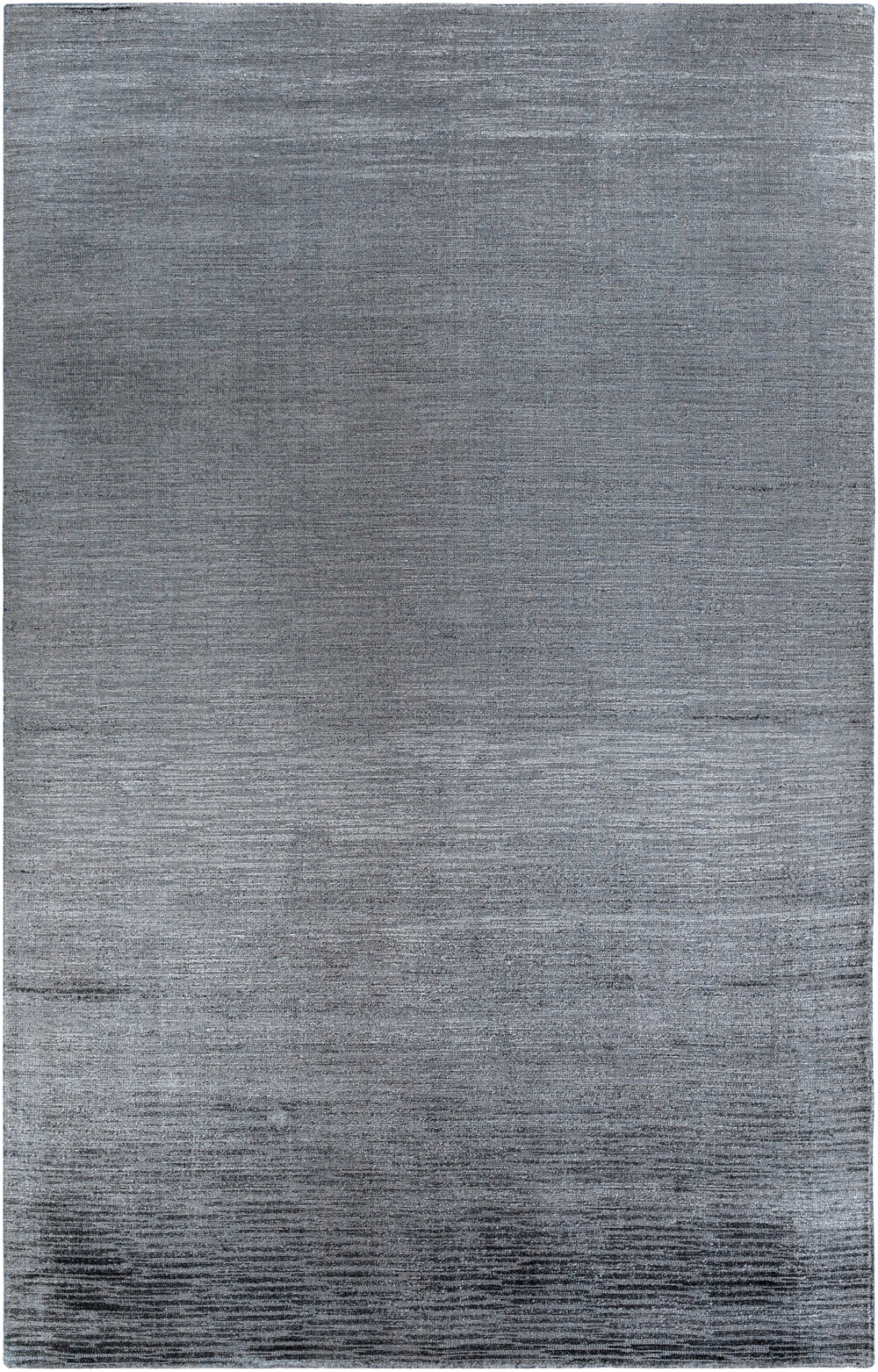 Malta MTA-2301 Modern Viscose Rug MTA2301-81012 Medium Gray, Light Gray, Charcoal 100% Viscose 8'10" x 12'