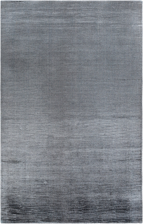 Malta MTA-2301 Modern Viscose Rug MTA2301-81012 Medium Gray, Light Gray, Charcoal 100% Viscose 8'10" x 12'