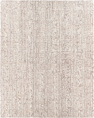 Montclair MTC-2304 Modern Viscose, Wool Rug MTC2304-810 Dark Brown, Ivory, Beige, Khaki 80% Viscose, 20% Wool 8' x 10'