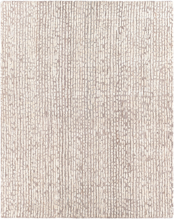 Montclair MTC-2304 Modern Viscose, Wool Rug MTC2304-810 Dark Brown, Ivory, Beige, Khaki 80% Viscose, 20% Wool 8' x 10'