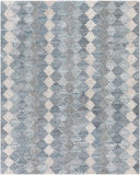 Montclair MTC-2306 Modern Wool, Viscose Rug MTC2306-810 Aqua, Taupe, Silver Gray, Medium Gray, Charcoal 55% Wool, 45% Viscose 8' x 10'