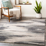 Montclair MTC-2308 Modern Wool, Viscose Rug MTC2308-912 Charcoal, Ivory, Taupe, Camel 80% Wool, 20% Viscose 9' x 12'