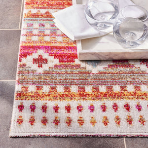 Montage 200 Montage  Power Loomed 100% Polypropylene Rug Red / Fuchsia