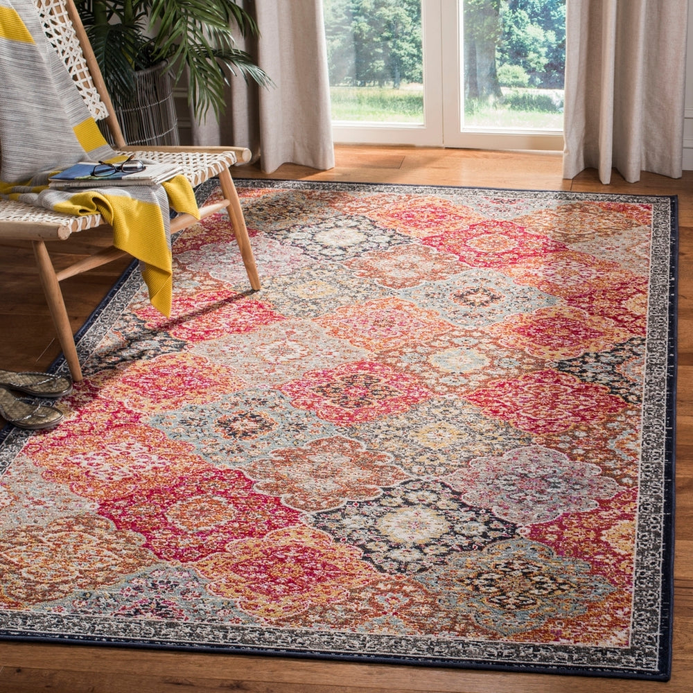 Safavieh Montage 281 Power Loomed 95% Polypropylene/ 5% Polyester Rug MTG281Q-4