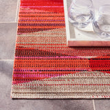 Montage 300 Montage  Power Loomed 100% Polypropylene Rug Red / Fuchsia