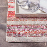 Montage 400 Montage  Power Loomed 100% Polypropylene Rug Red / Ivory