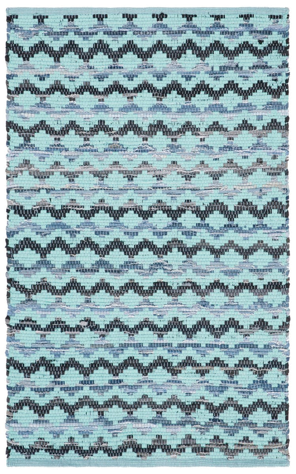 Montauk Hand Woven Cotton Rug - Chic Ikat Design for Casual Coastal and Contemporary Spaces