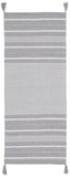 Montauk 214 Hand Woven 100% Cotton Rug Grey / Ivory 100% Cotton MTK214F-9