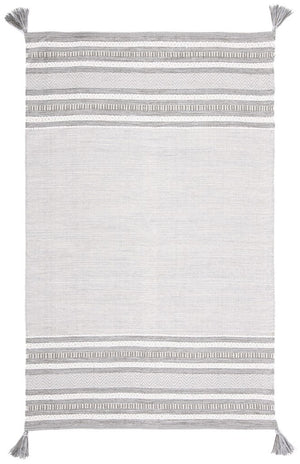 Montauk 214 Hand Woven 100% Cotton Rug Grey / Ivory 100% Cotton MTK214F-9