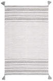 Montauk 214 Hand Woven 100% Cotton Rug Grey / Ivory 100% Cotton MTK214F-9