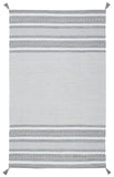 Montauk 214 Hand Woven 100% Cotton Rug Grey / Ivory 100% Cotton MTK214F-9